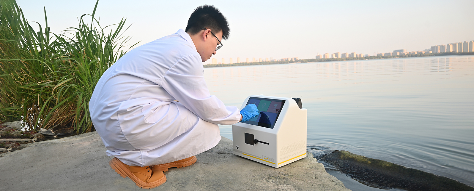 应用TXRF测试不同地域水质及螃蟹重金属元素含量  